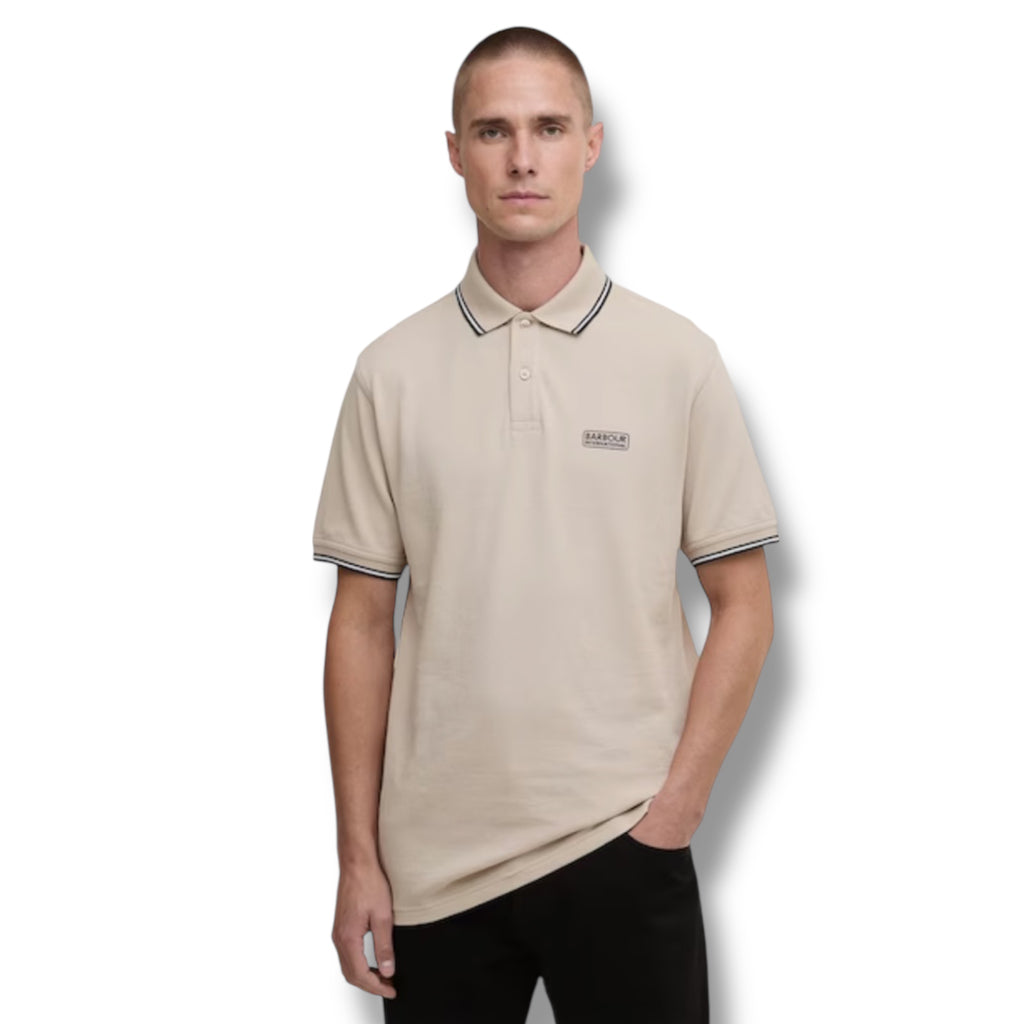 BARBOUR INTERNATIONAL POLO SHIRT BEIGE