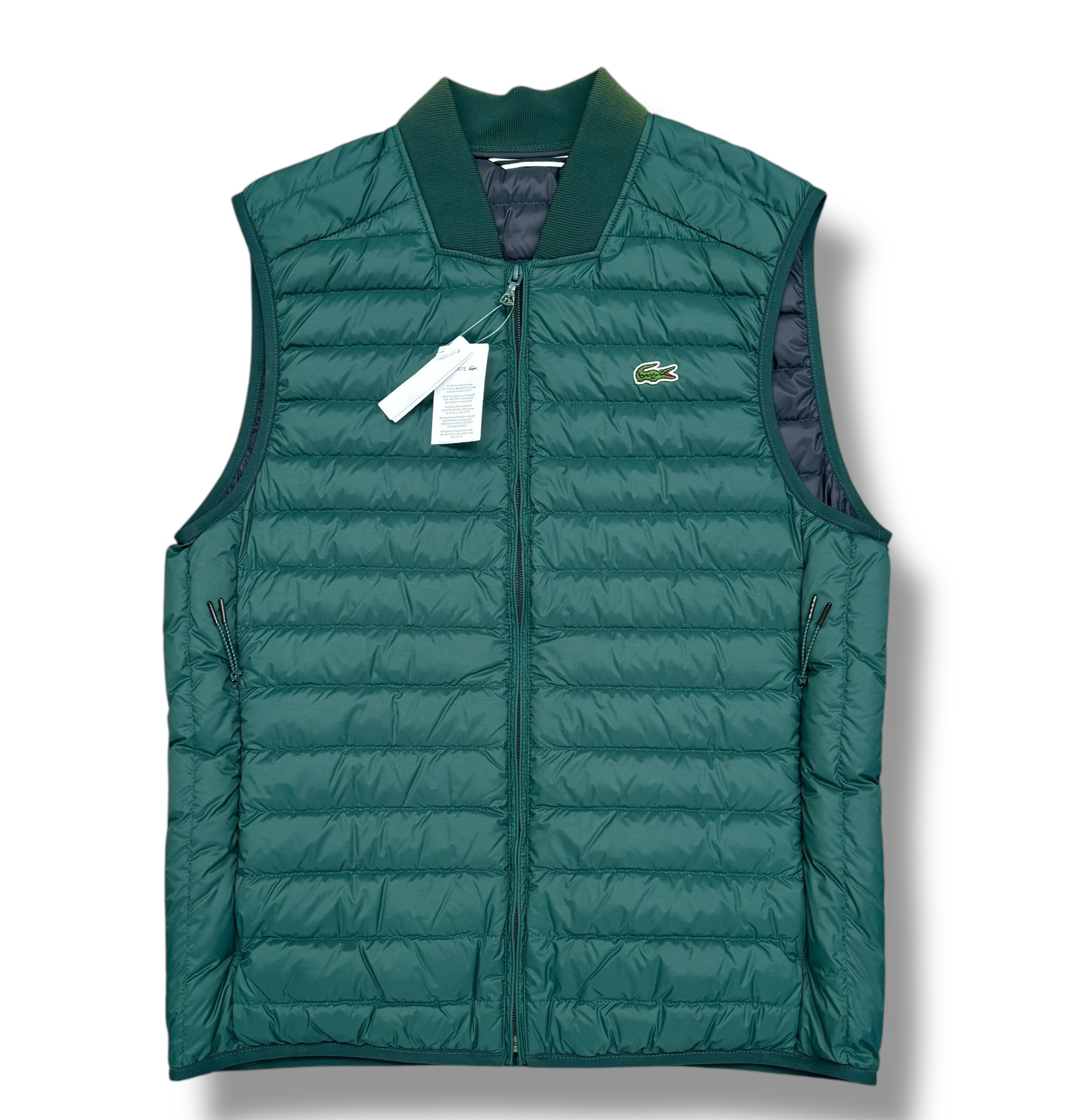 LACOSTE LIGHTWEIGHT PADDED GILET GREEN