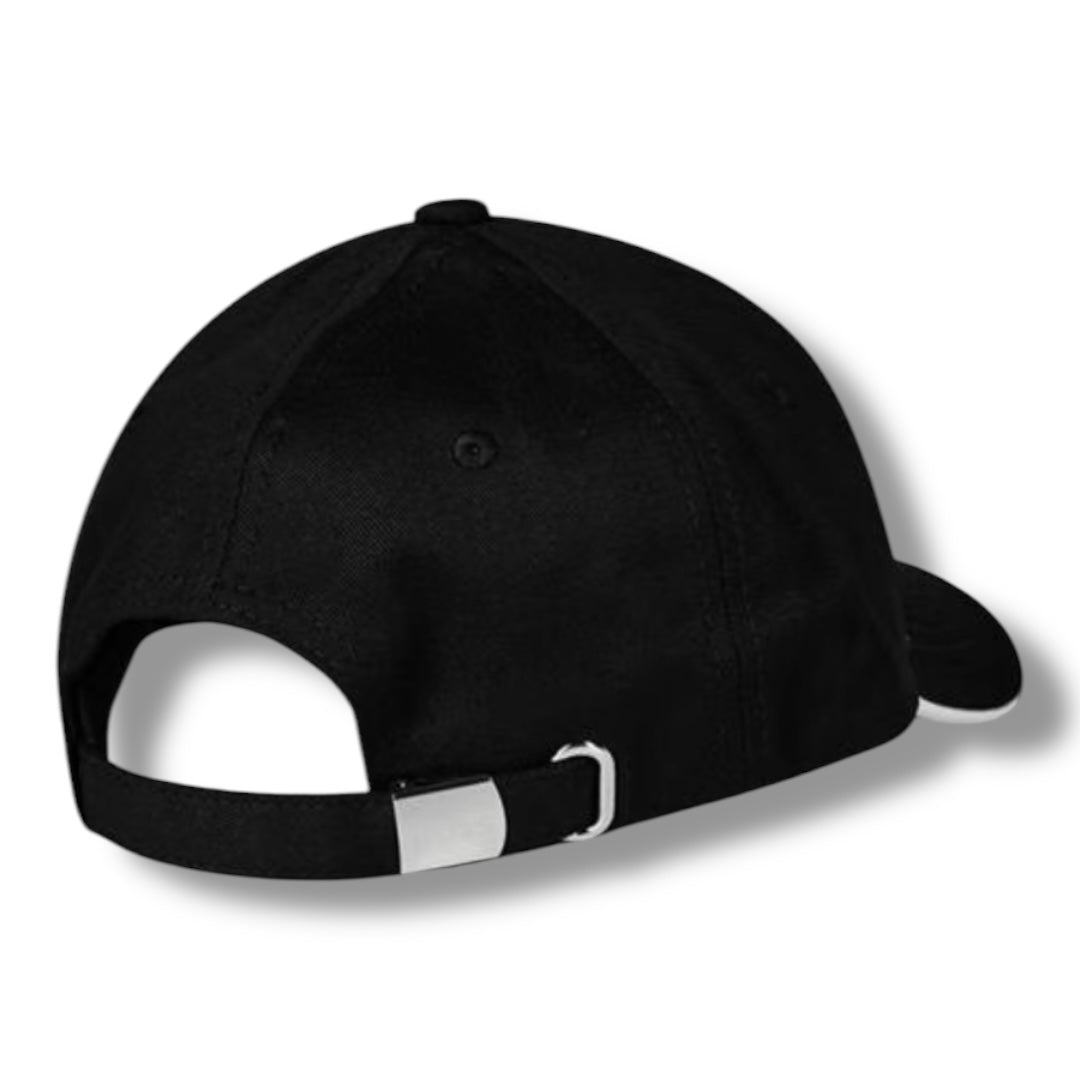 HUGO BOSS TRIM BASEBALL CAP BLACK