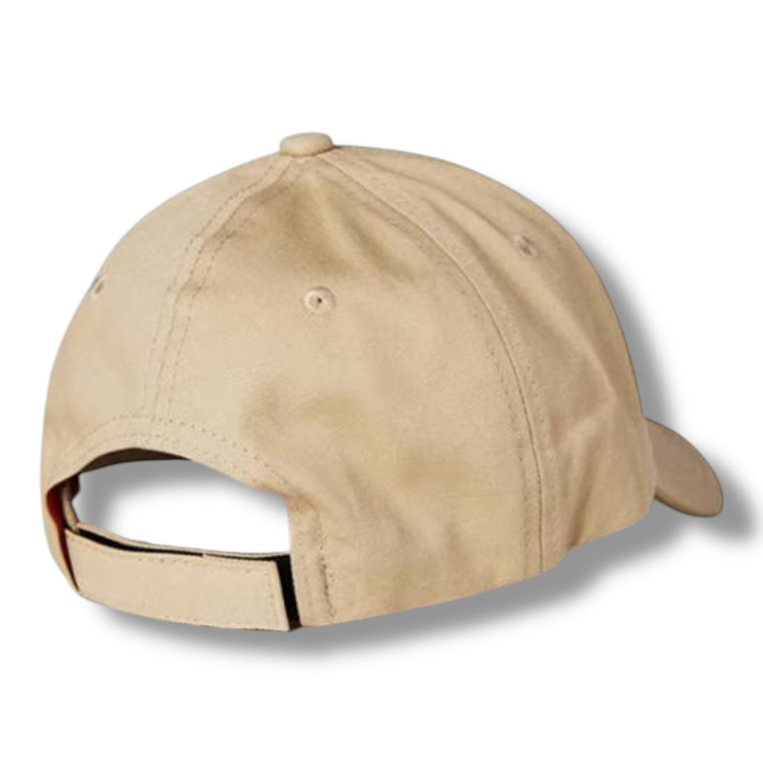 HUGO BOSS HUGO RED PATCH BASEBALL CAP BEIGE