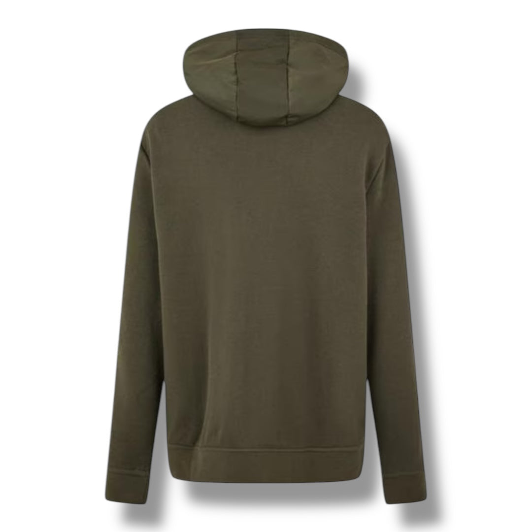 RALPH LAUREN HOODED HYBRID JACKET KHAKI GREEN