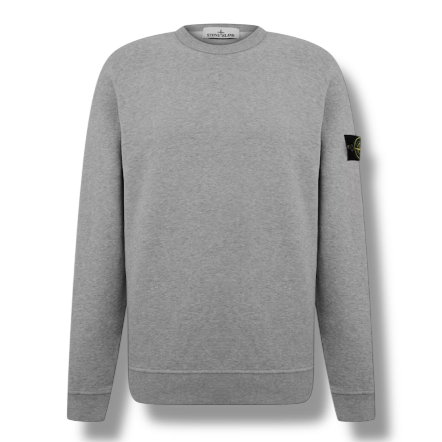 STONE ISLAND CREW NECK SWEATSHIRT GREY