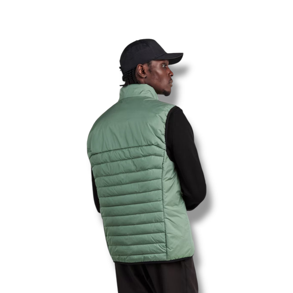 HUGO BOSS TECH PADDED URBANEX GILET LIGHT GREEN