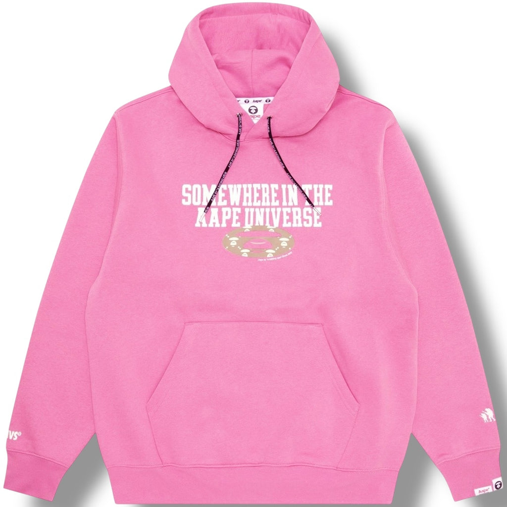 A BATHING APE AAPE UNIVERSE OTTH HOODIE PINK