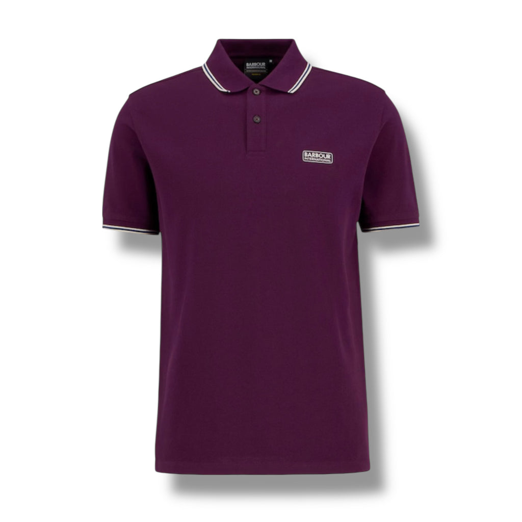 BARBOUR INTERNATIONAL POLO SHIRT BURGUNDY