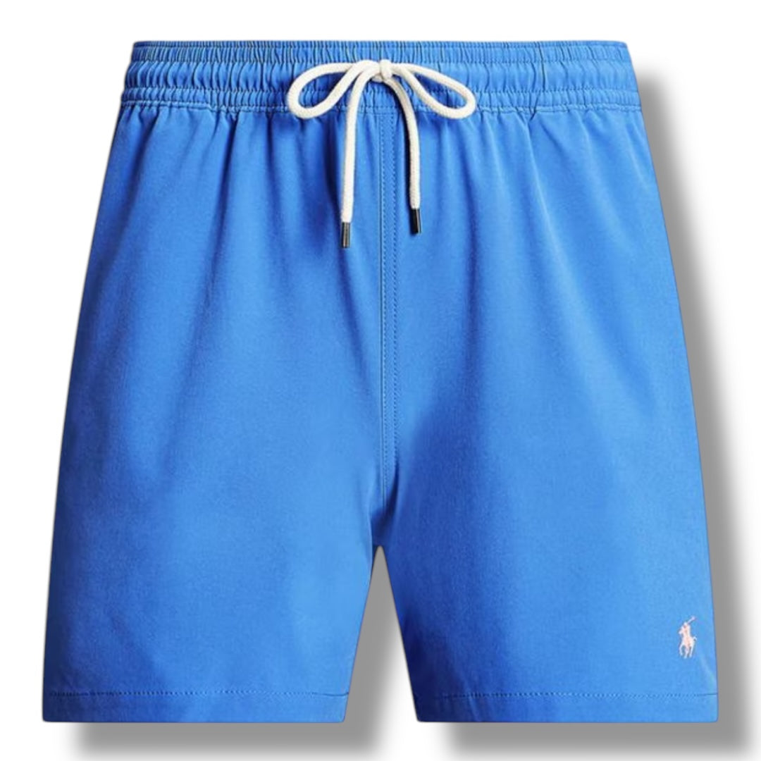 RALPH LAUREN LOGO SWIM SHORTS NEW BLUE