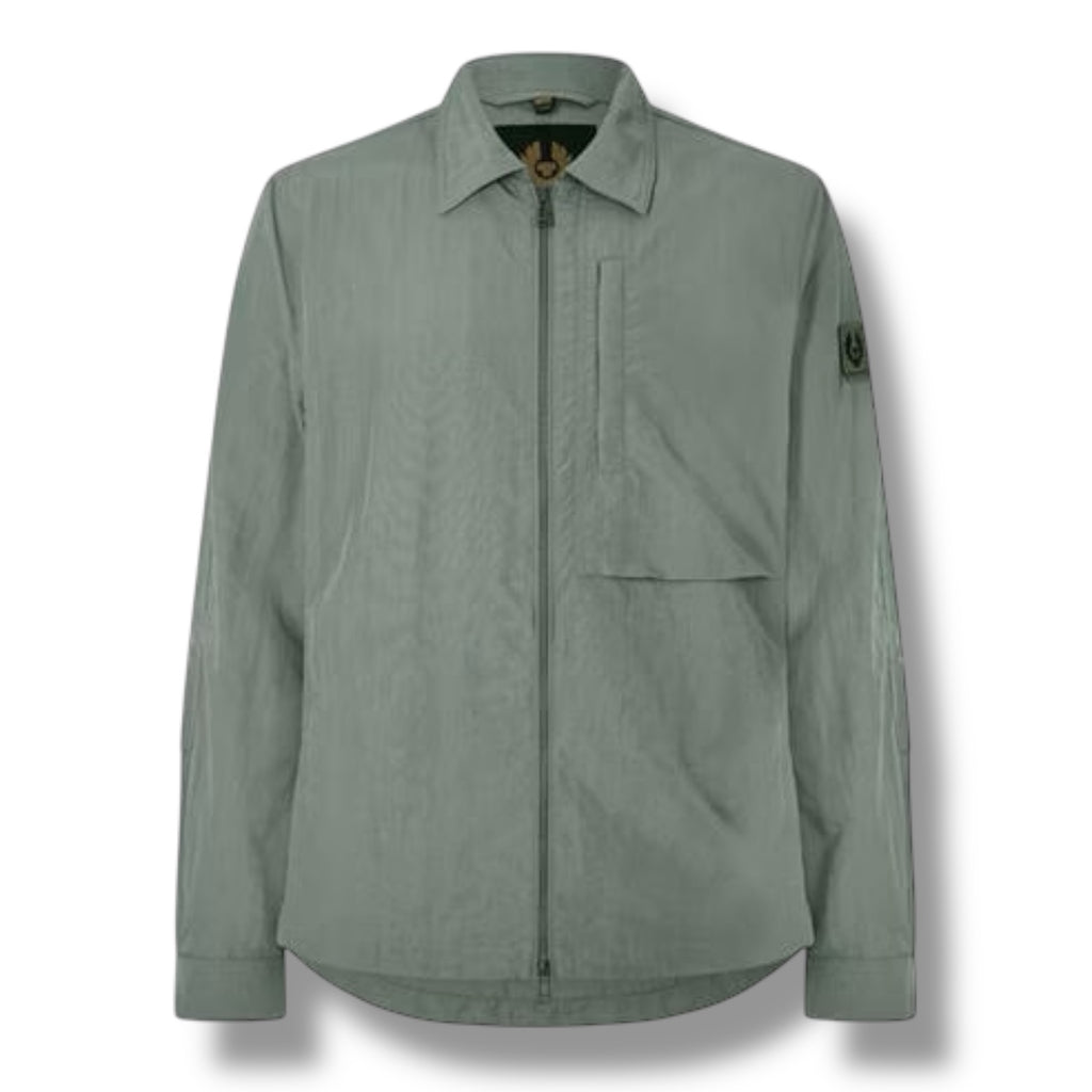 BELSTAFF MENS OVERSHIRT SAGE GREEN