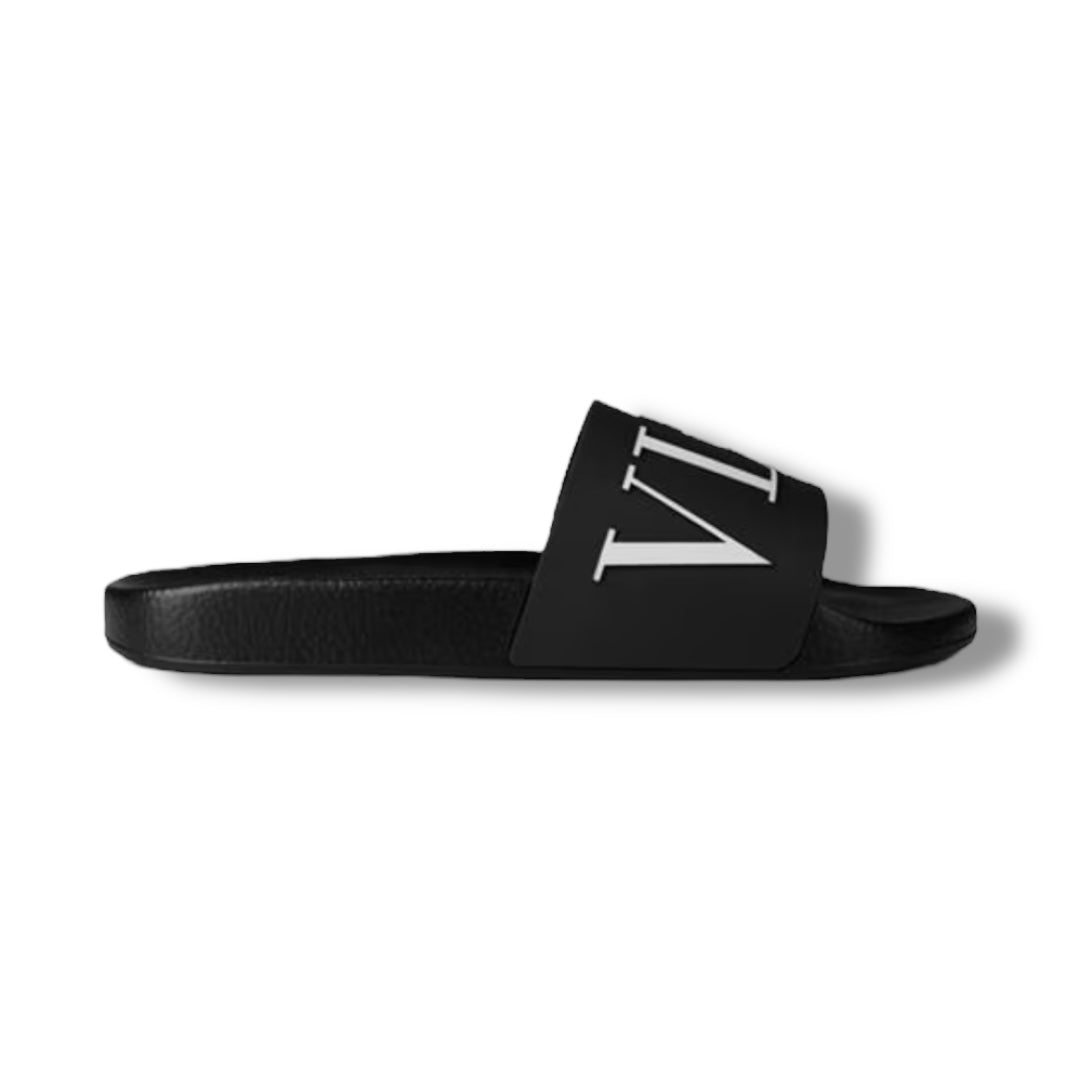 VALENTINO VLTN POOL SLIDERS BLACK