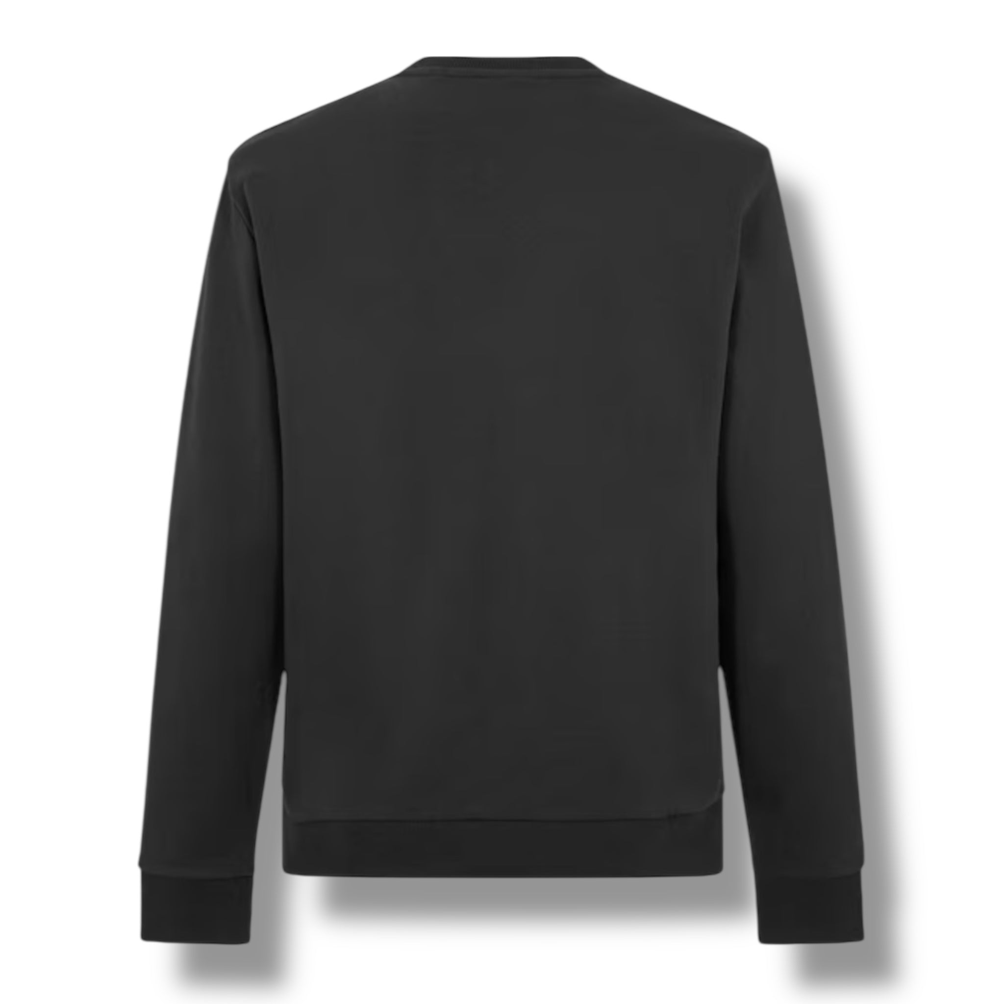 HUGO BOSS STAMP LOGO SWEATSHIRT BLACK