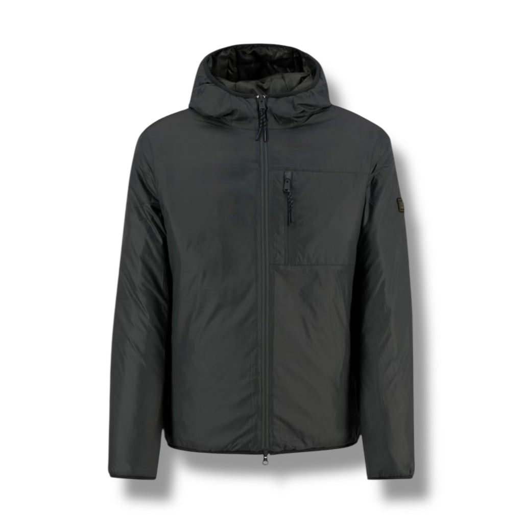 BARBOUR INTERNATIONAL LUMLEY HOODED PADDED JACKET SAGE GREEN