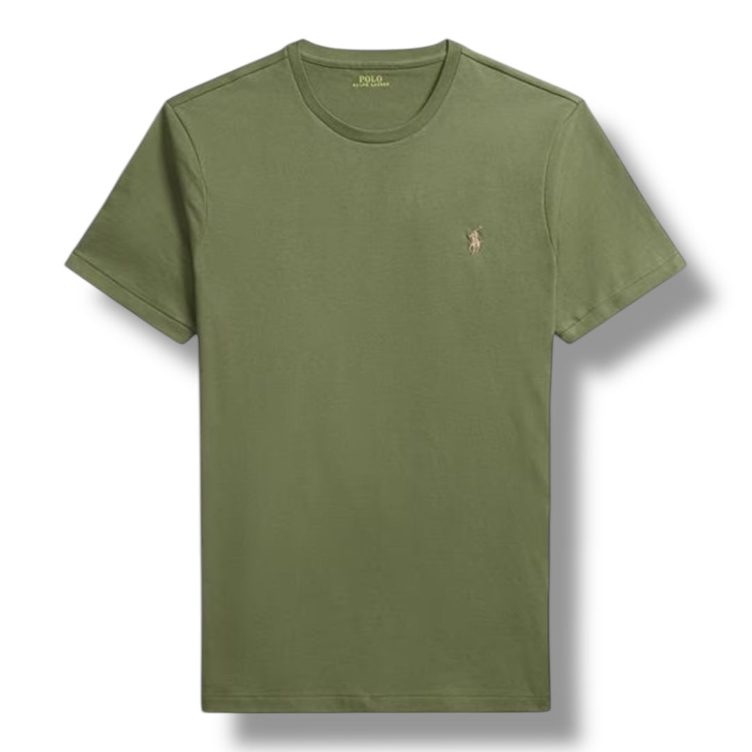 RALPH LAUREN CUSTOM FIT T-SHIRT GARDEN GREEN