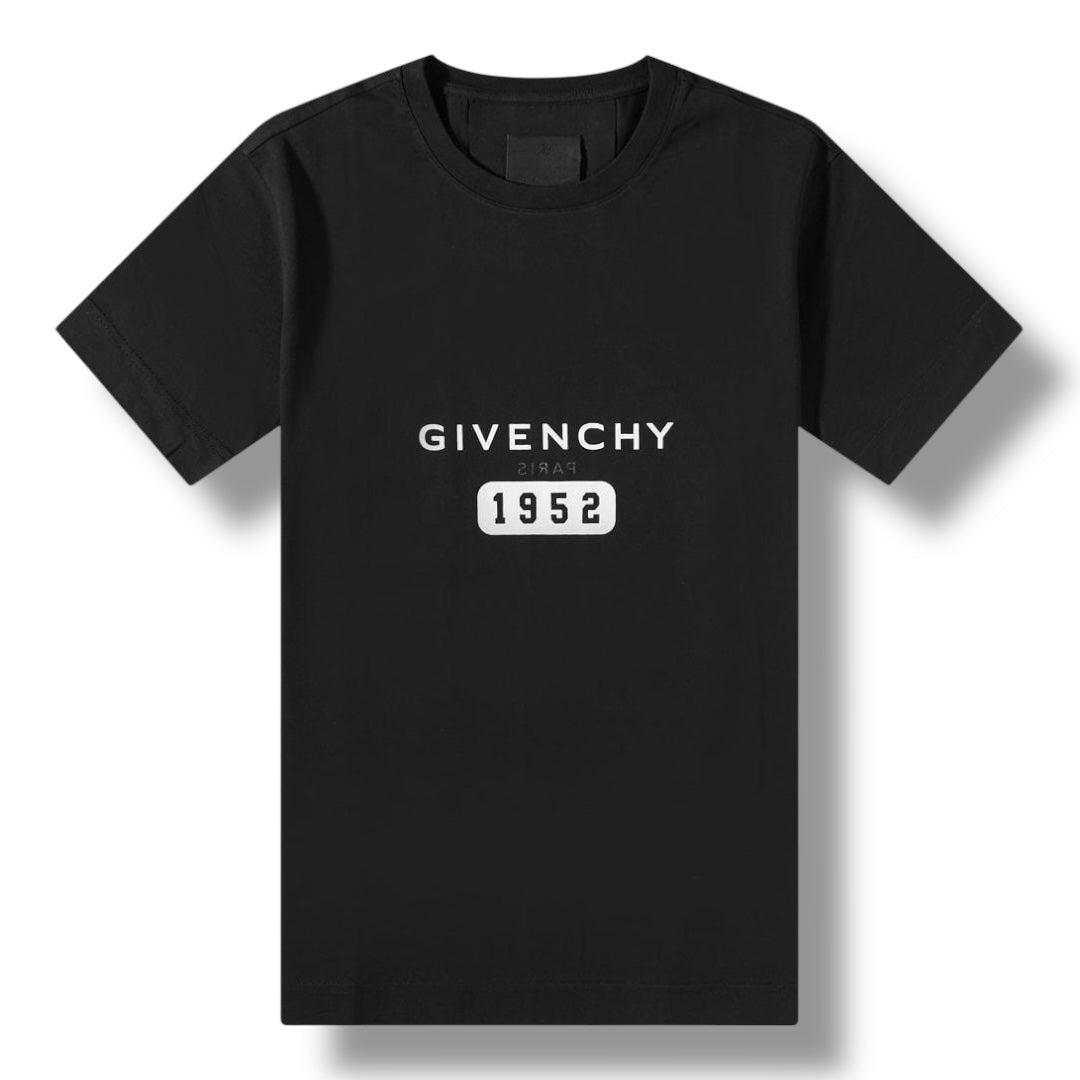GIVENCHY PARIS 1952 REVERSE T-SHIRT BLACK