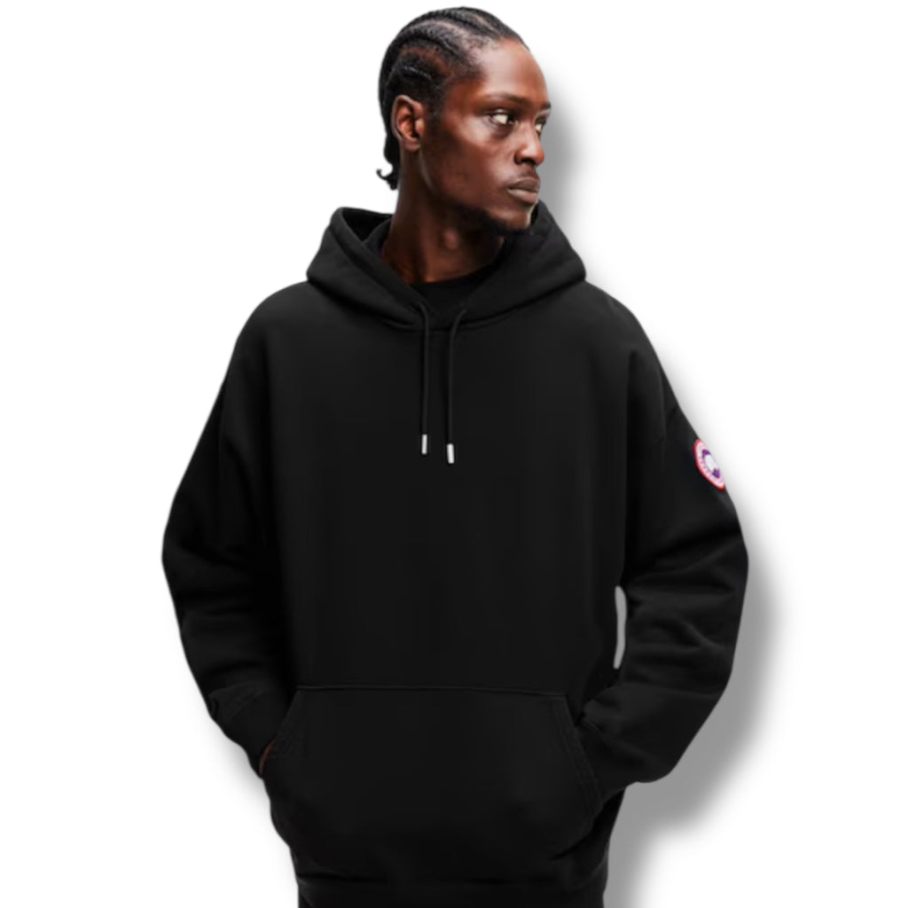 CANADA GOOSE HURON HOODIE BLACK