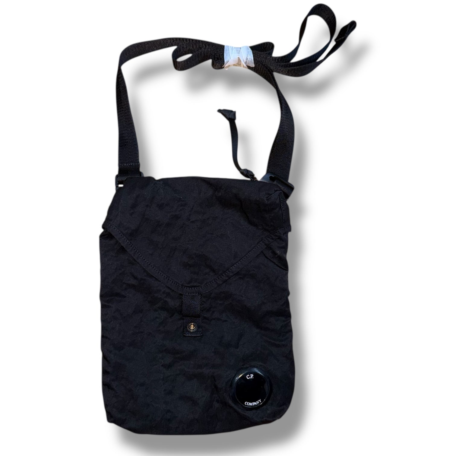CP COMPANY LENS CROSSBODY MAN BAG BLACK