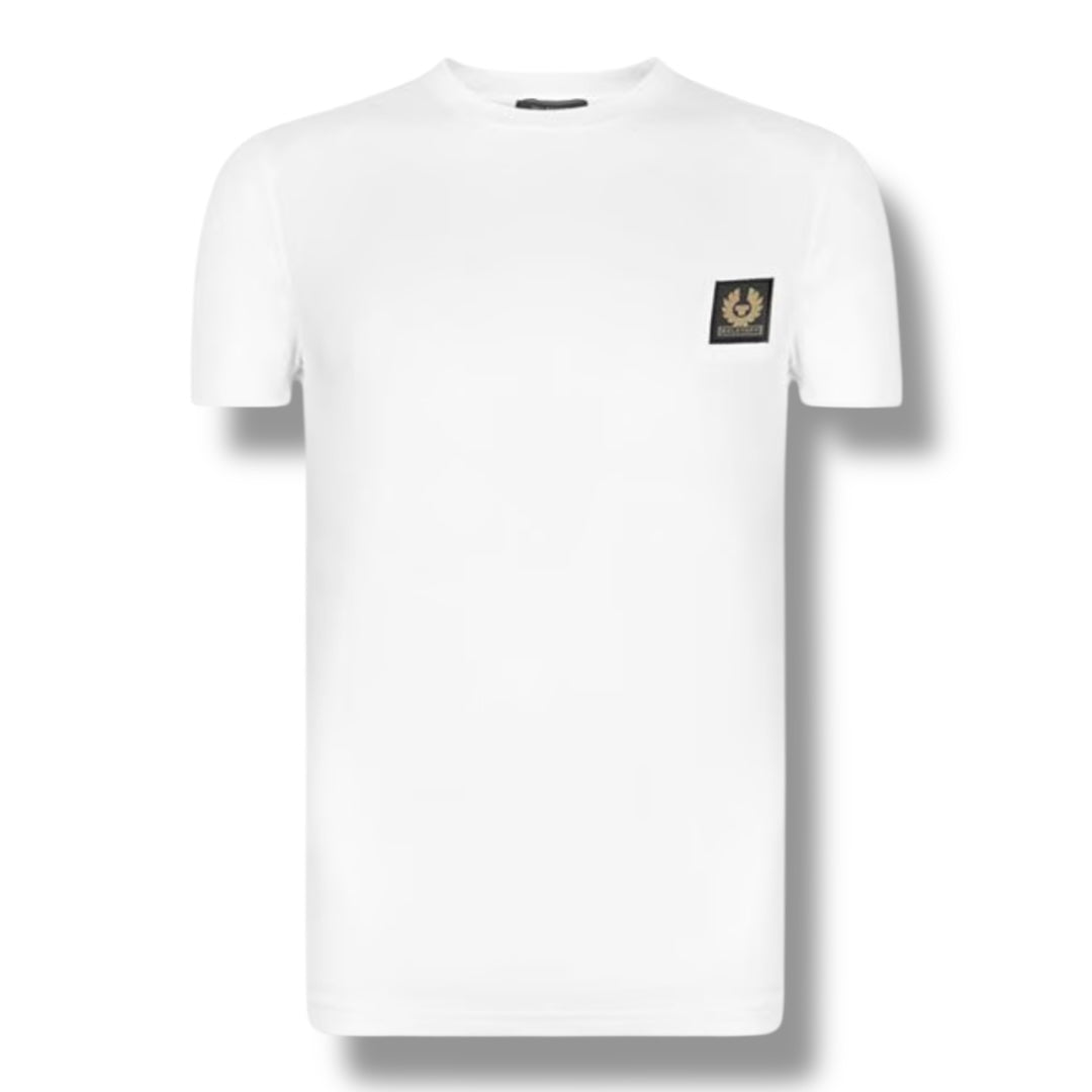 BELSTAFF PATCH LOGO T-SHIRT WHITE