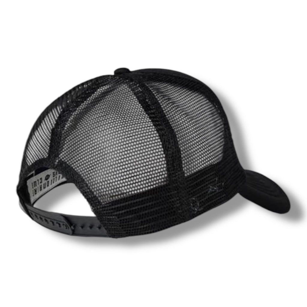 BILLIONAIRE BOYS CLUB TRUCKER BASEBALL CAP BLACK / WHITE