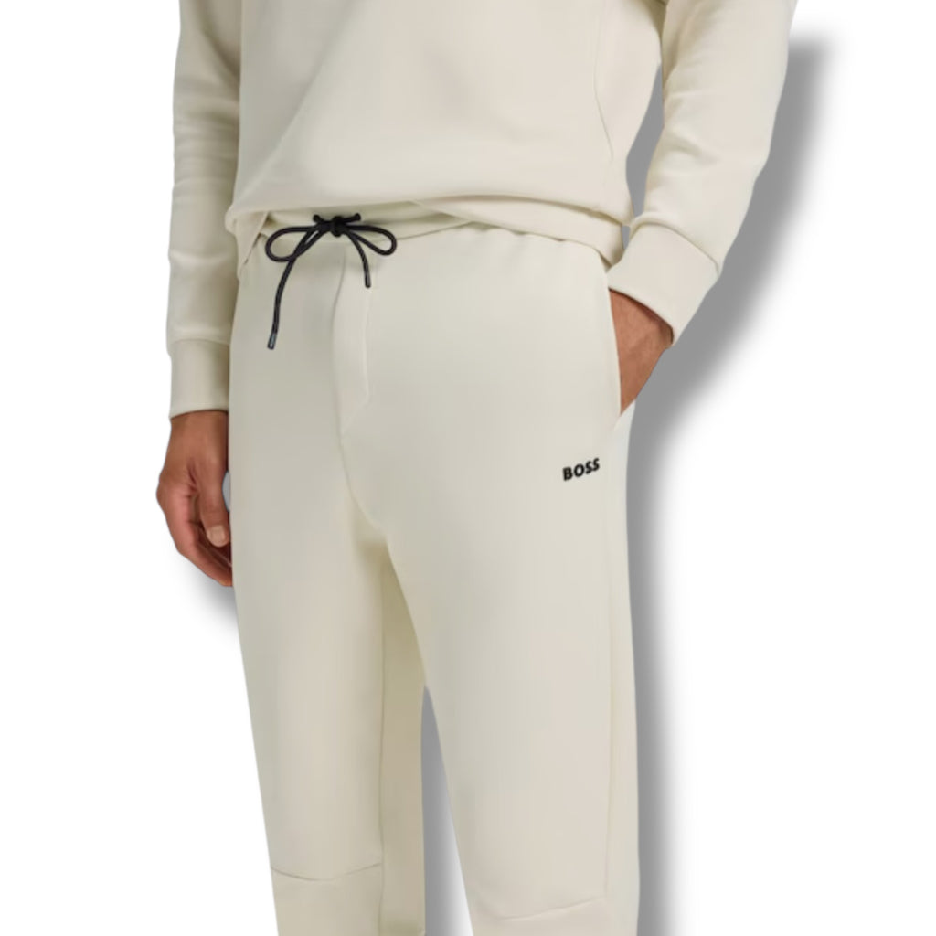 HUGO BOSS ZONE OTTH HOODED TRACKSUIT BEIGE