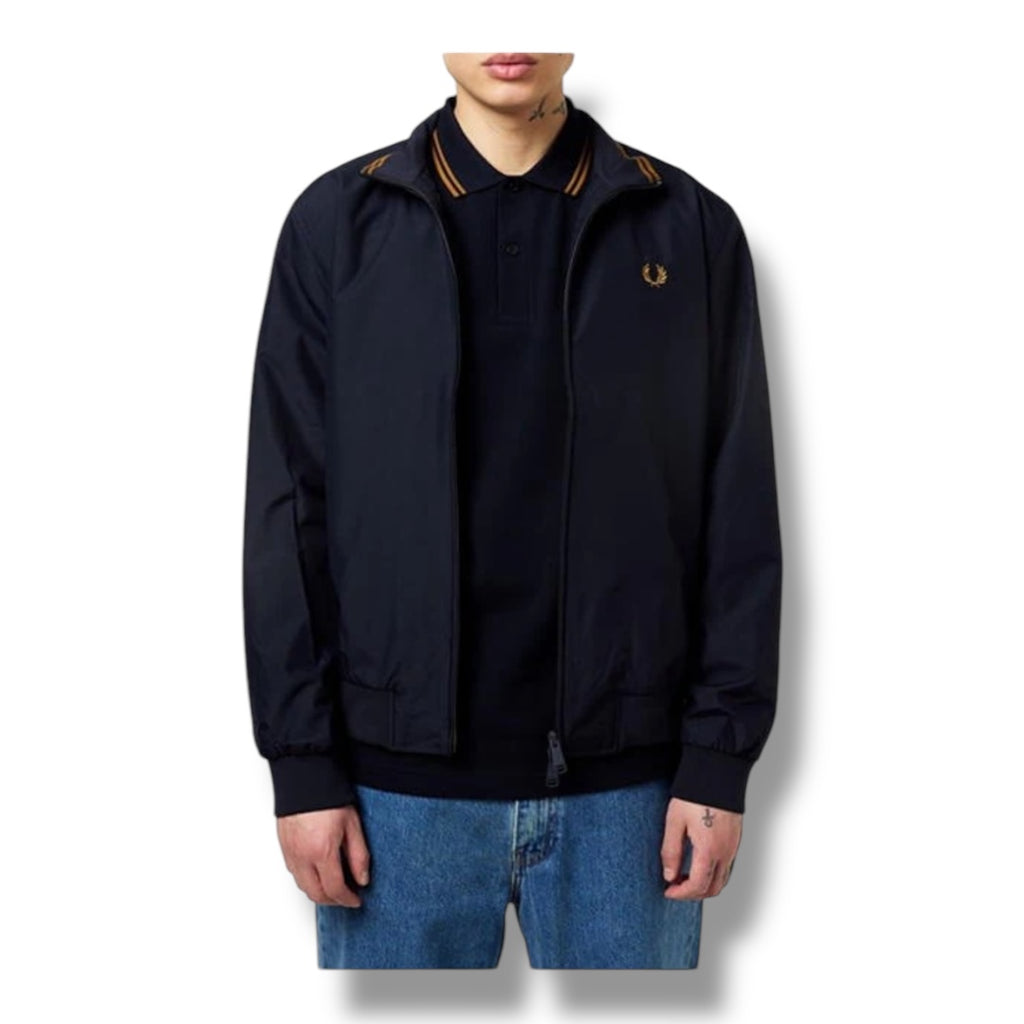 FRED PERRY BRENTHAM JACKET NAVY BLUE