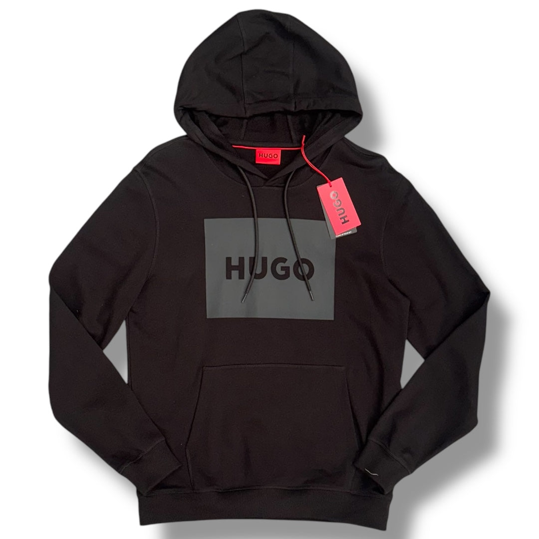 HUGO BOSS HUGO BIG BOX HOODIE BLACK *SALE*
