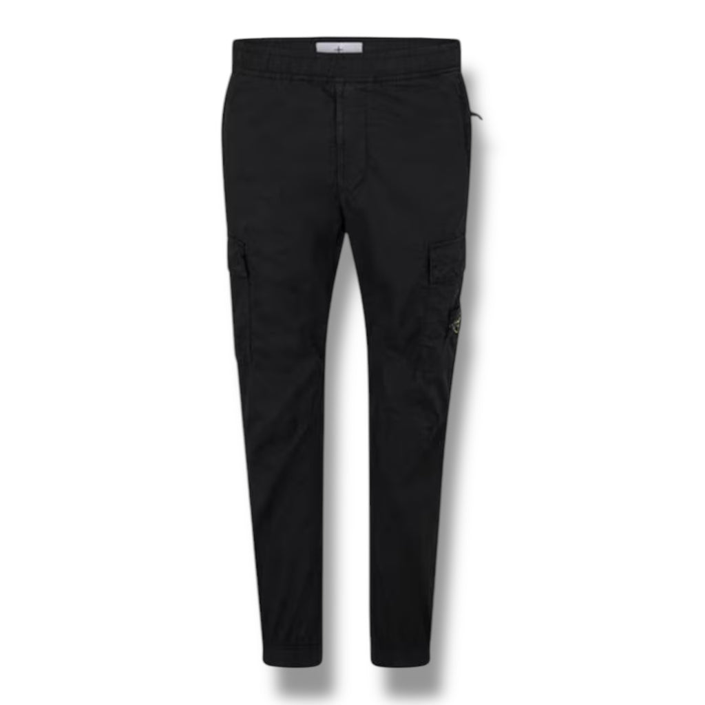 STONE ISLAND TELA CARGO PANTS NAVY BLUE