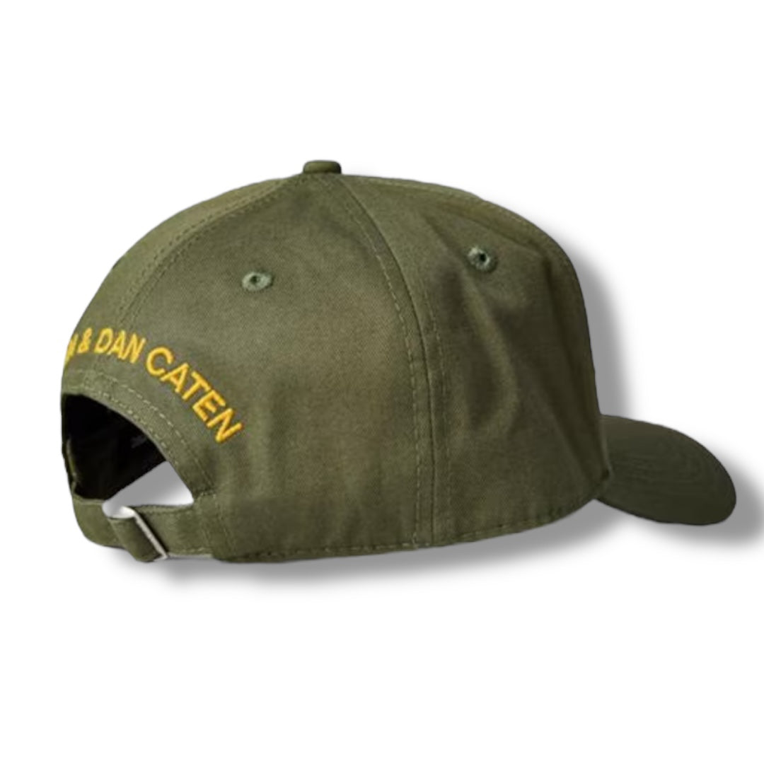 DSQUARED2 SIGNATURE BASEBALL CAP GREEN