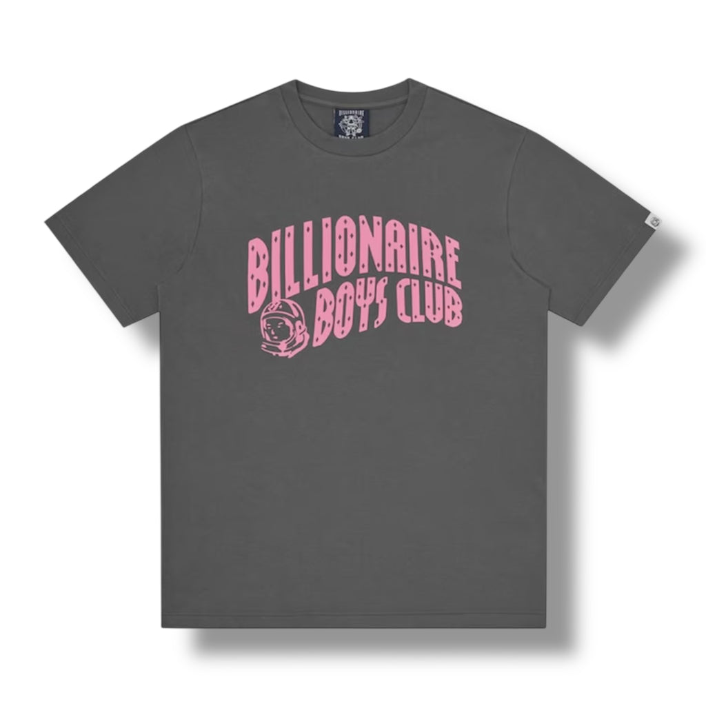 BILLIONAIRE BOYS CLUB ARCH T-SHIRT GREY PINK