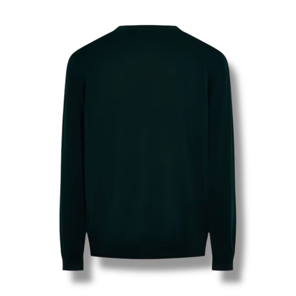 HUGO BOSS THIN KNIT SWEATER GREEN