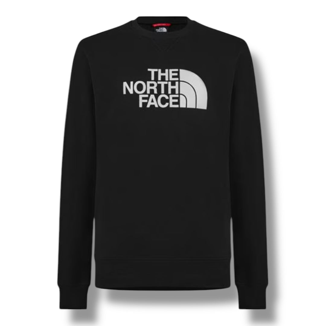 THE NORTH FACE CREWNECK SWEATSHIRT BIG LOGO BLACK