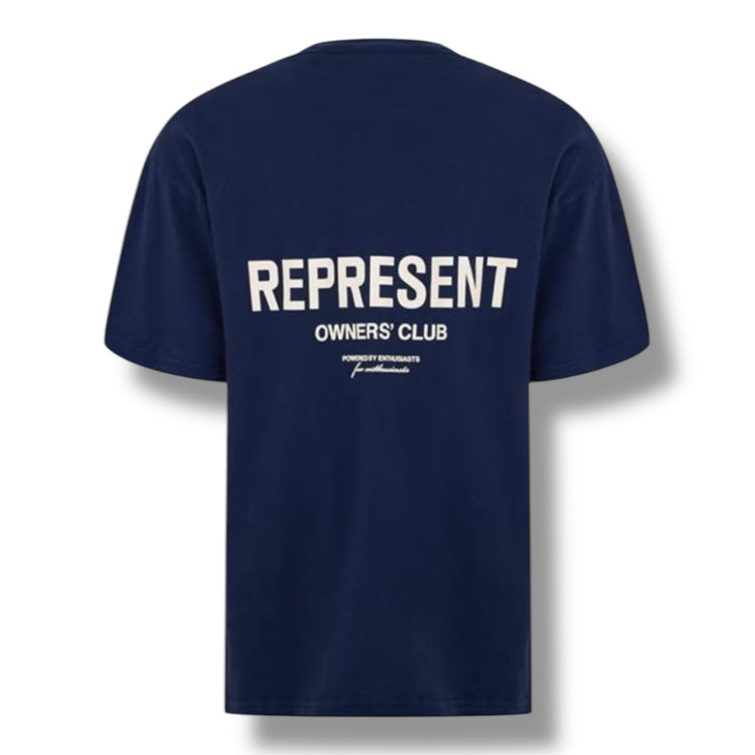 REPRESENT OWNERS CLUB T-SHIRT NAVY BLUE