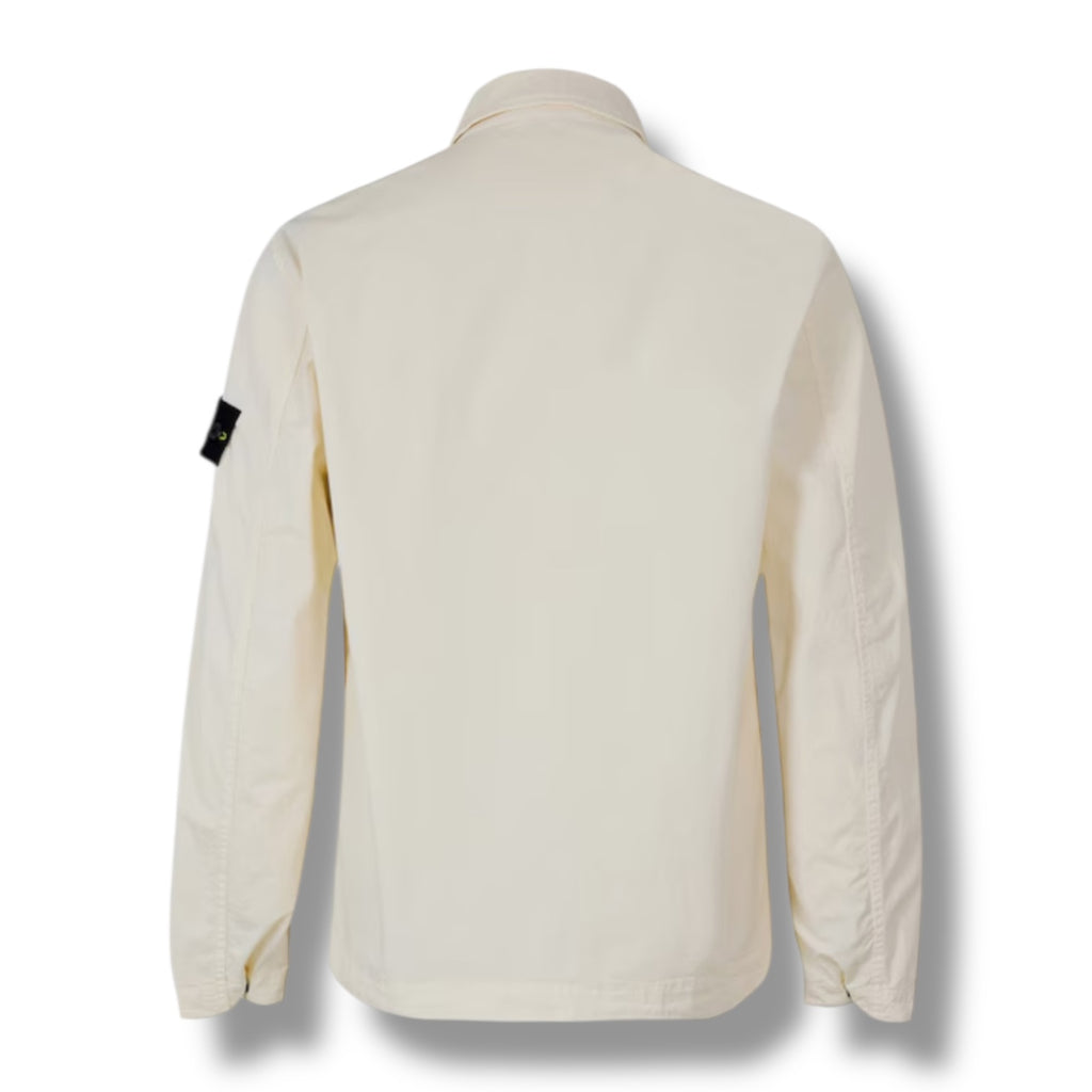 STONE ISLAND GD OVERSHIRT IVORY BEIGE