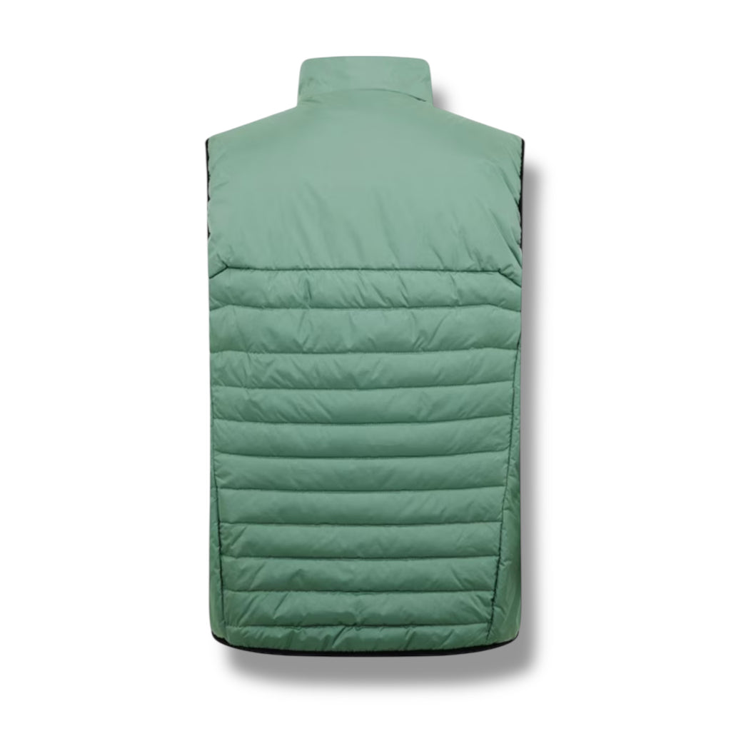 HUGO BOSS TECH PADDED URBANEX GILET LIGHT GREEN