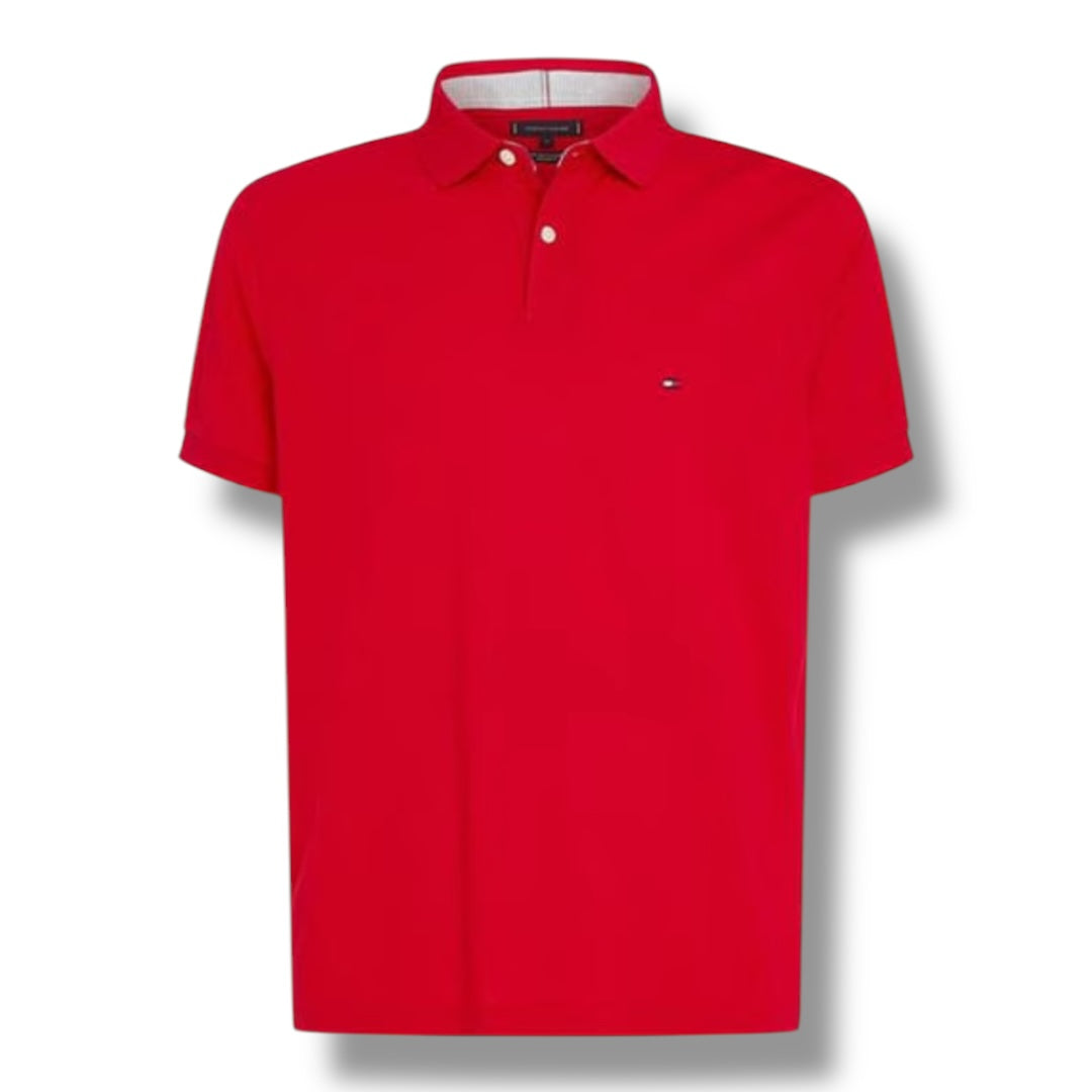 TOMMY HILFIGER CORE POLO SHIRT RED