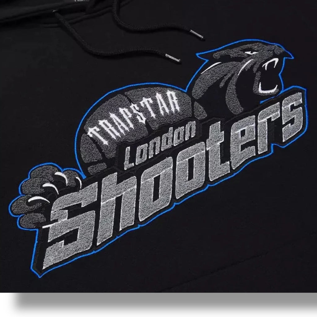 TRAPSTAR SHOOTERS HOODED TRACKSUIT BLACK