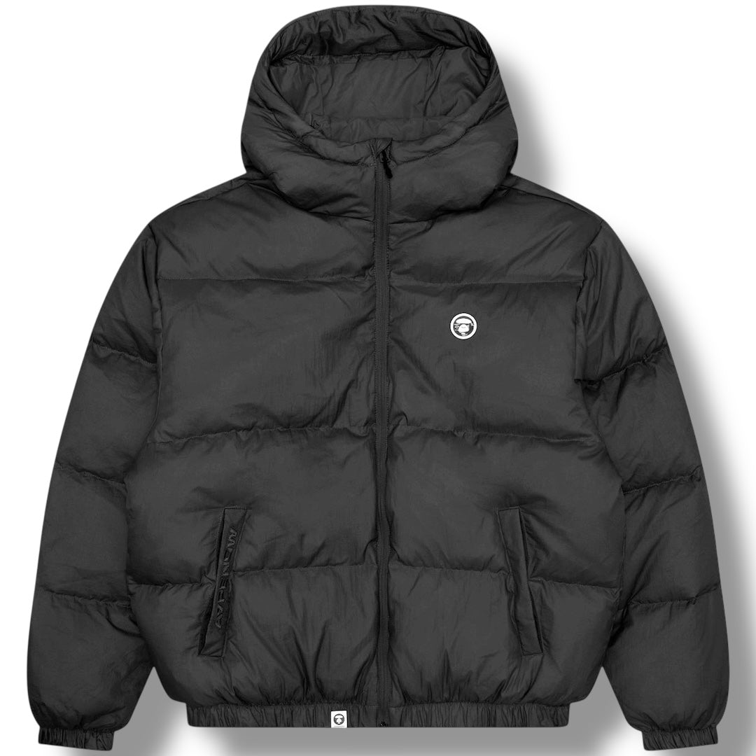 A BATHING APE AAPE NOW PUFFER JACKET BLACK