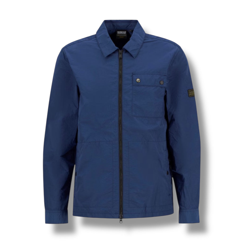 BARBOUR INTERNATIONAL OVERSHIRT BLUE