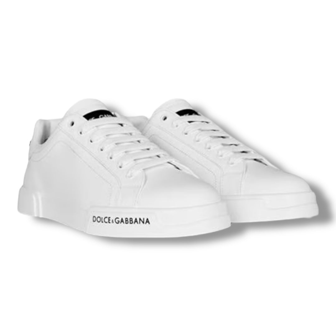 DOLCE & GABBANA D&G PORT  CLASSIC TRAINERS WHITE