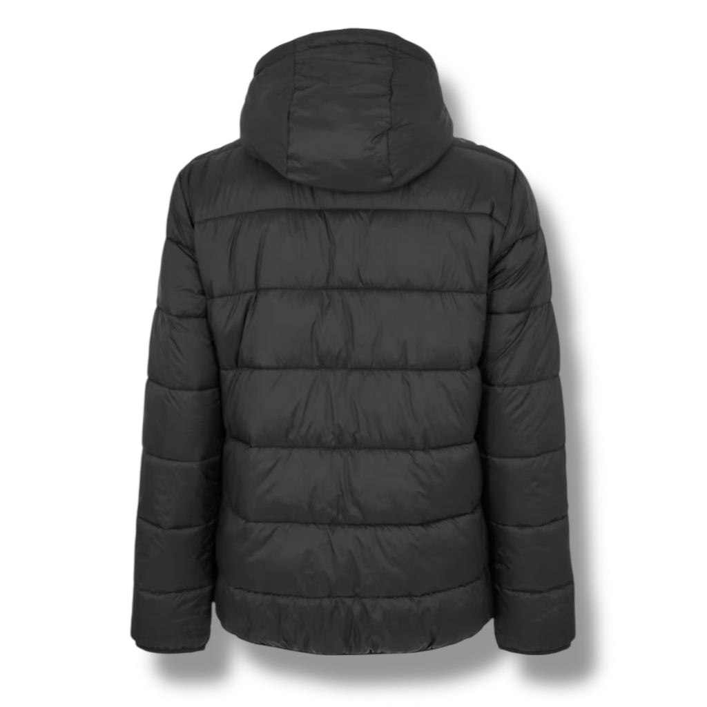 BARBOUR INTERNATIONAL HOODED PUFFER JACKET BLACK