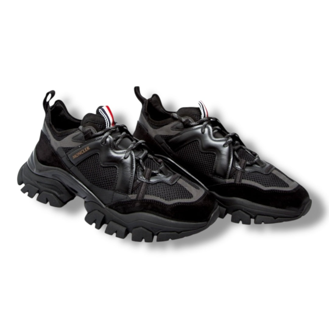 MONCLER LEAVE NO TRACE LOW SNEAKERS BLACK