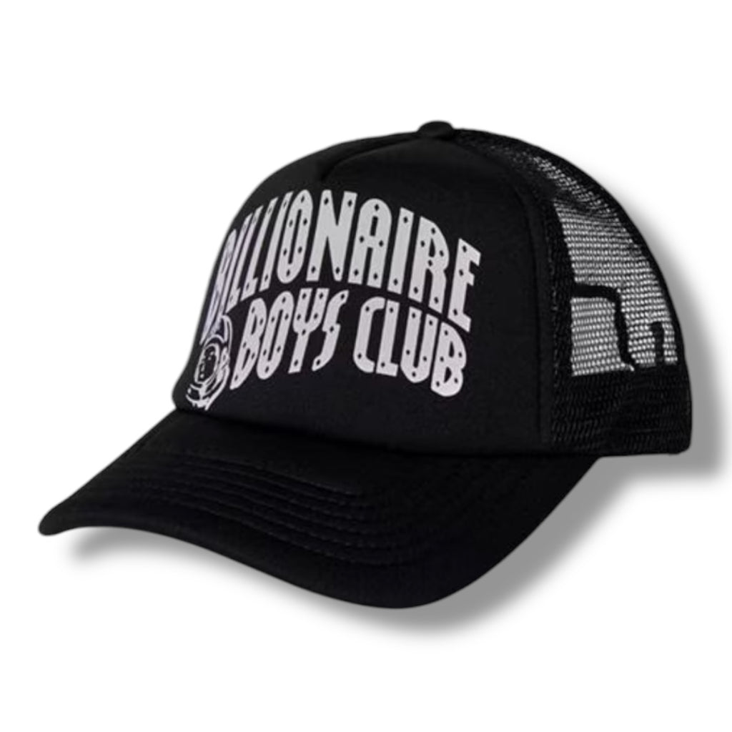 BILLIONAIRE BOYS CLUB TRUCKER BASEBALL CAP BLACK / PINK