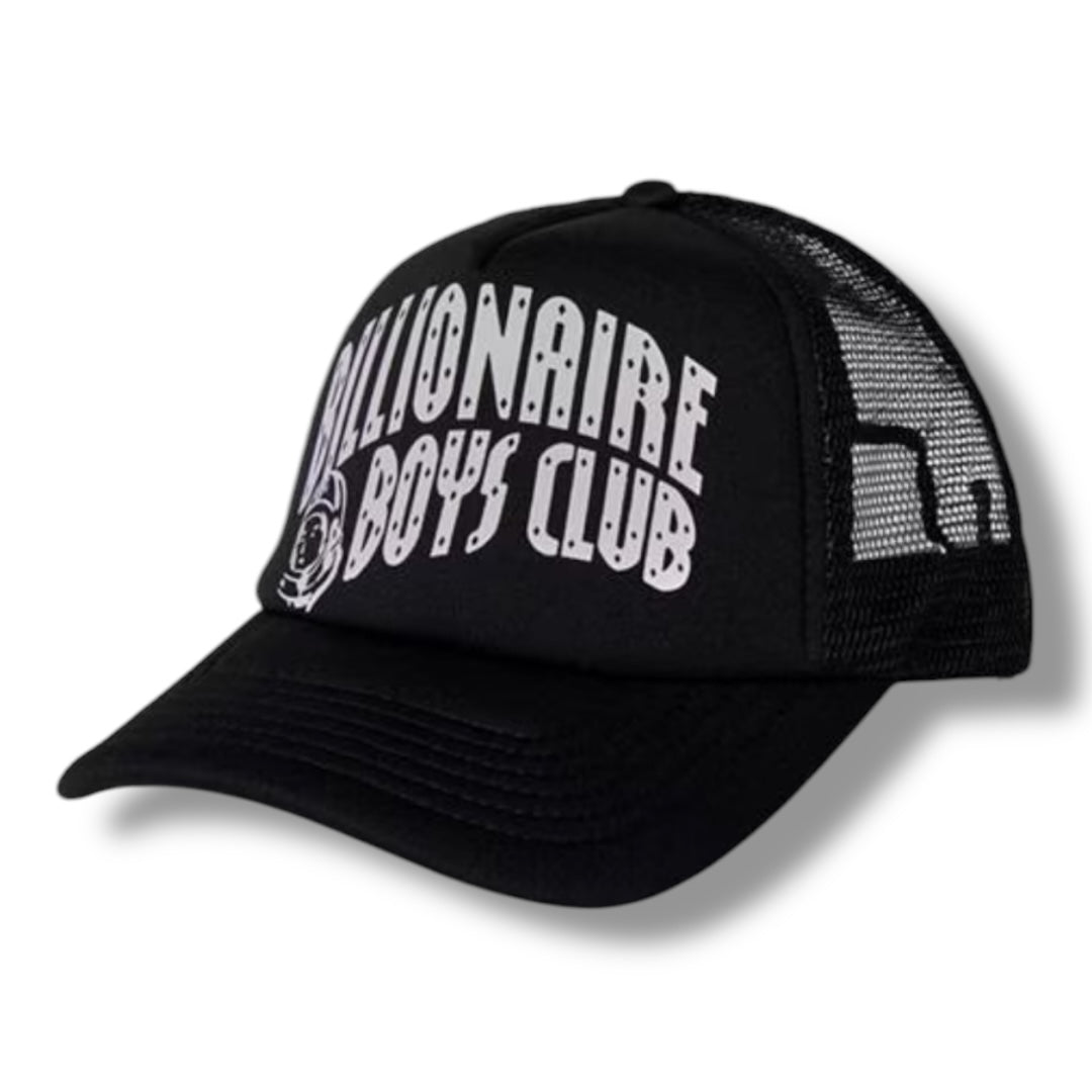 BILLIONAIRE BOYS CLUB TRUCKER BASEBALL CAP BLACK / PINK