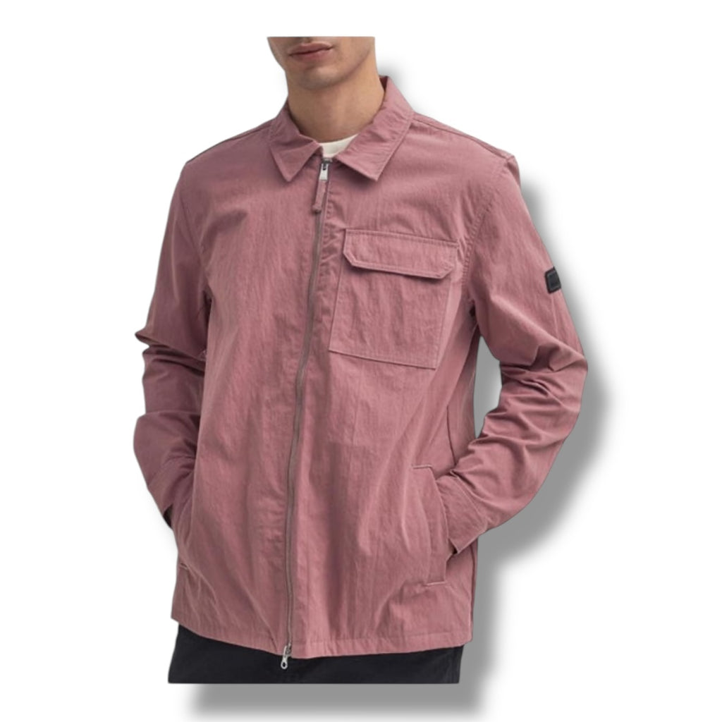 BARBOUR INTERNATIONAL MAZE OVERSHIRT PINK