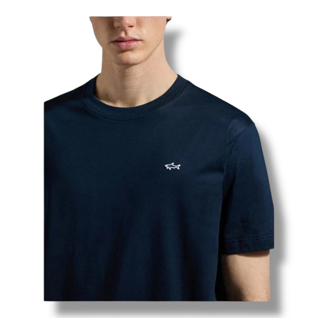 PAUL & SHARK LOGO T-SHIRT NAVY BLUE