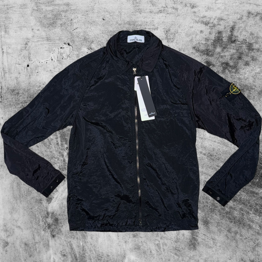 STONE ISLAND NYLON METAL OVERSHIRT BLACK
