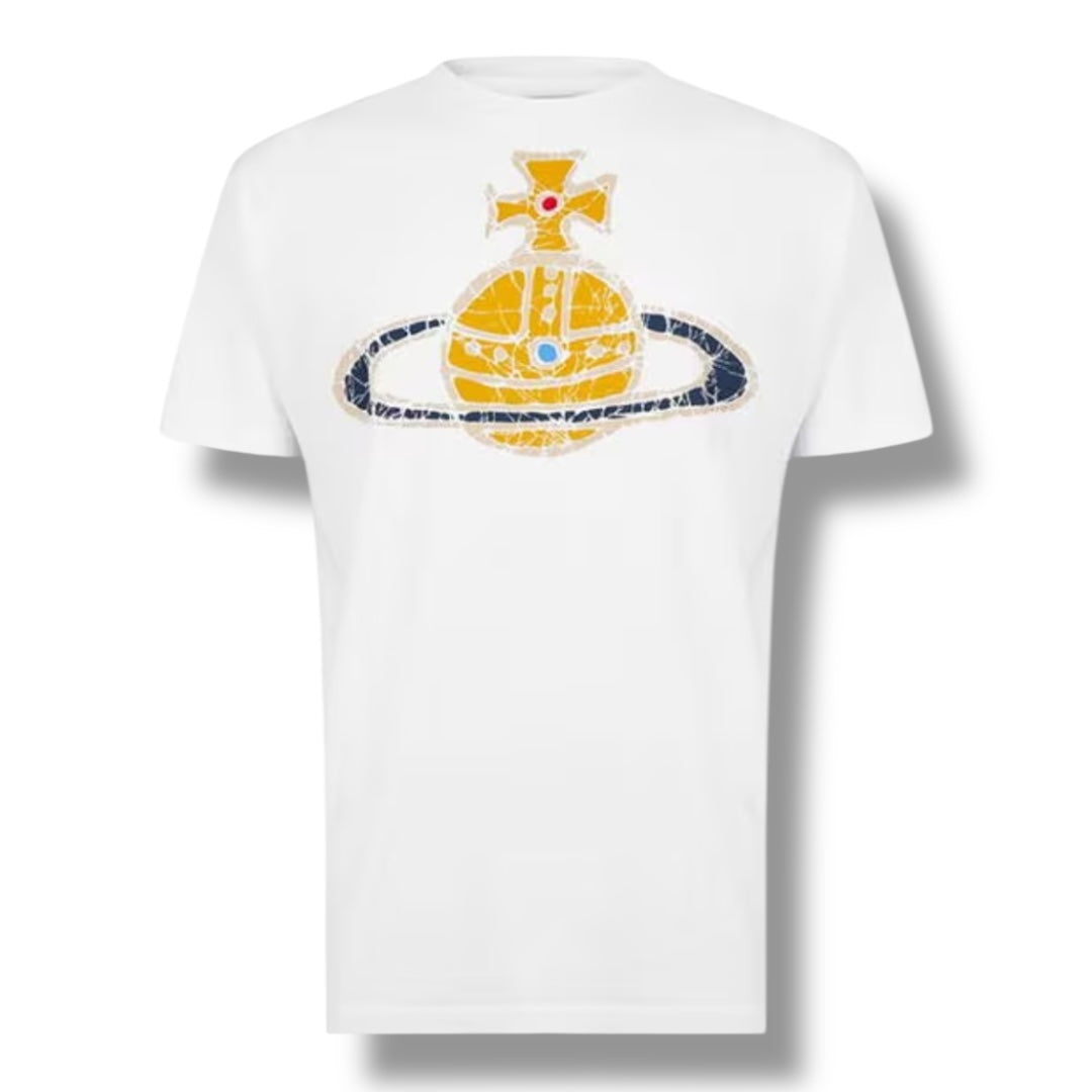 VIVIENNE WESTWOOD TIME ORB T-SHIRT WHITE