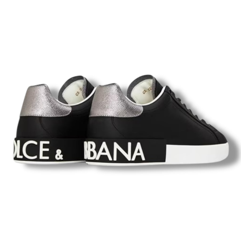 DOLCE & GABBANA D&G PORT TRAINERS BLACK / WHITE