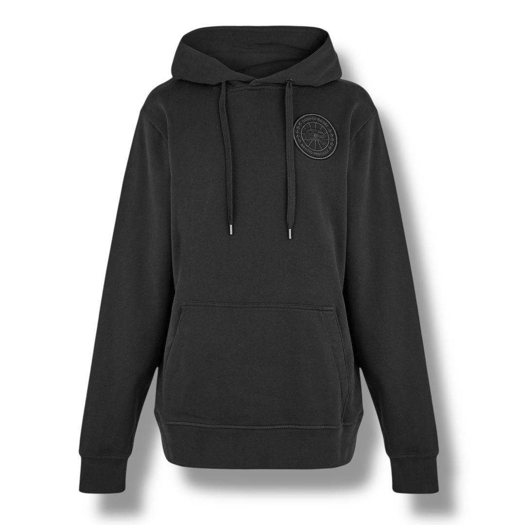 CANADA GOOSE BLACKOUT HURON HOODIE BLACK
