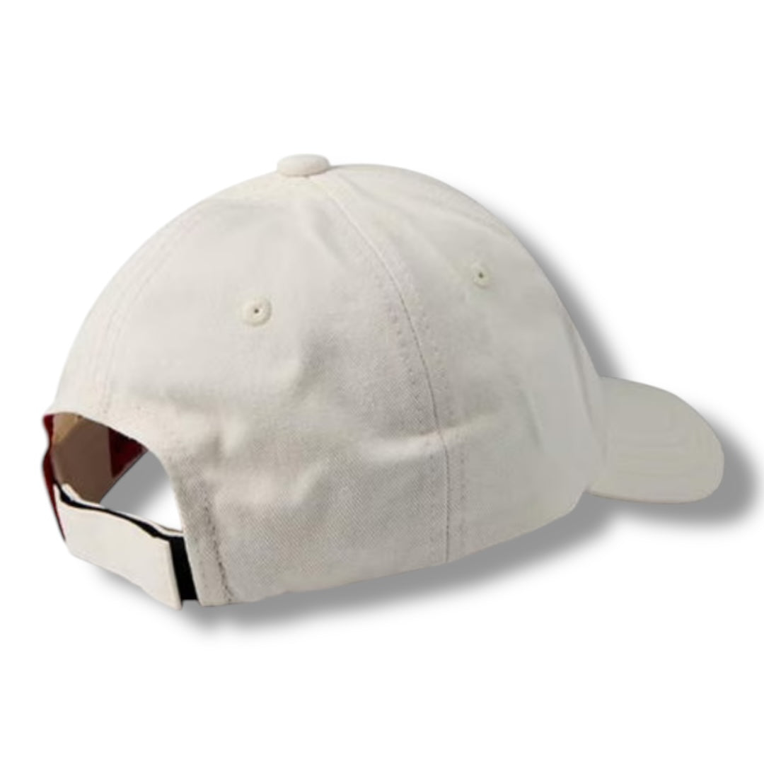 HUGO BOSS HUGO RED PATCH BASEBALL CAP WHITE