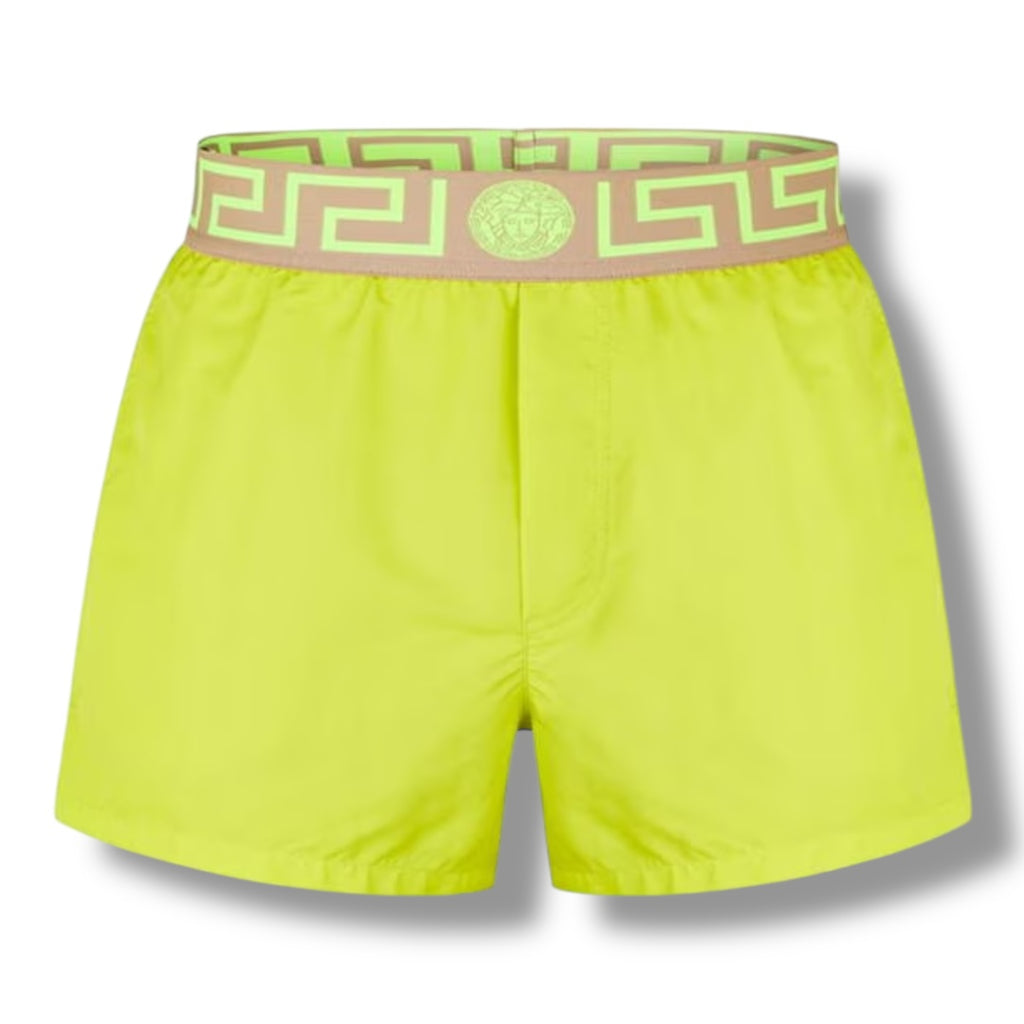 VERSACE ICON SWIM SHORTS BRIGHT YELLOW