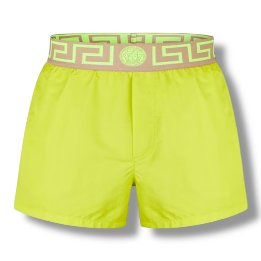 VERSACE ICON SWIM SHORTS BRIGHT YELLOW