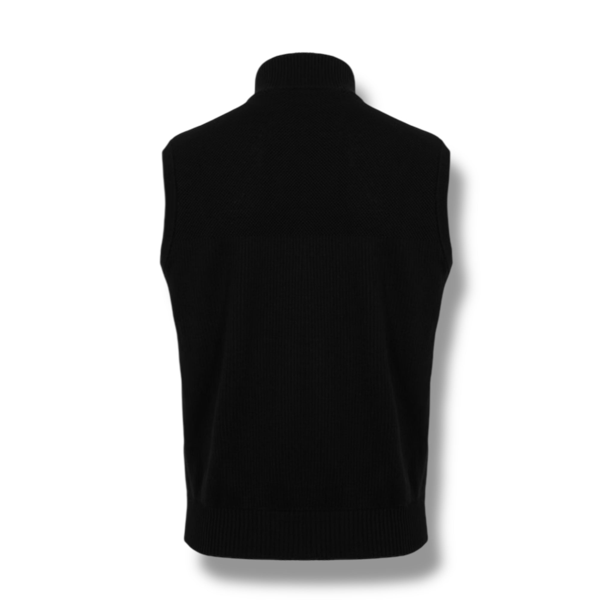 CANADA GOOSE HYBRID KNIT GILET BLACK